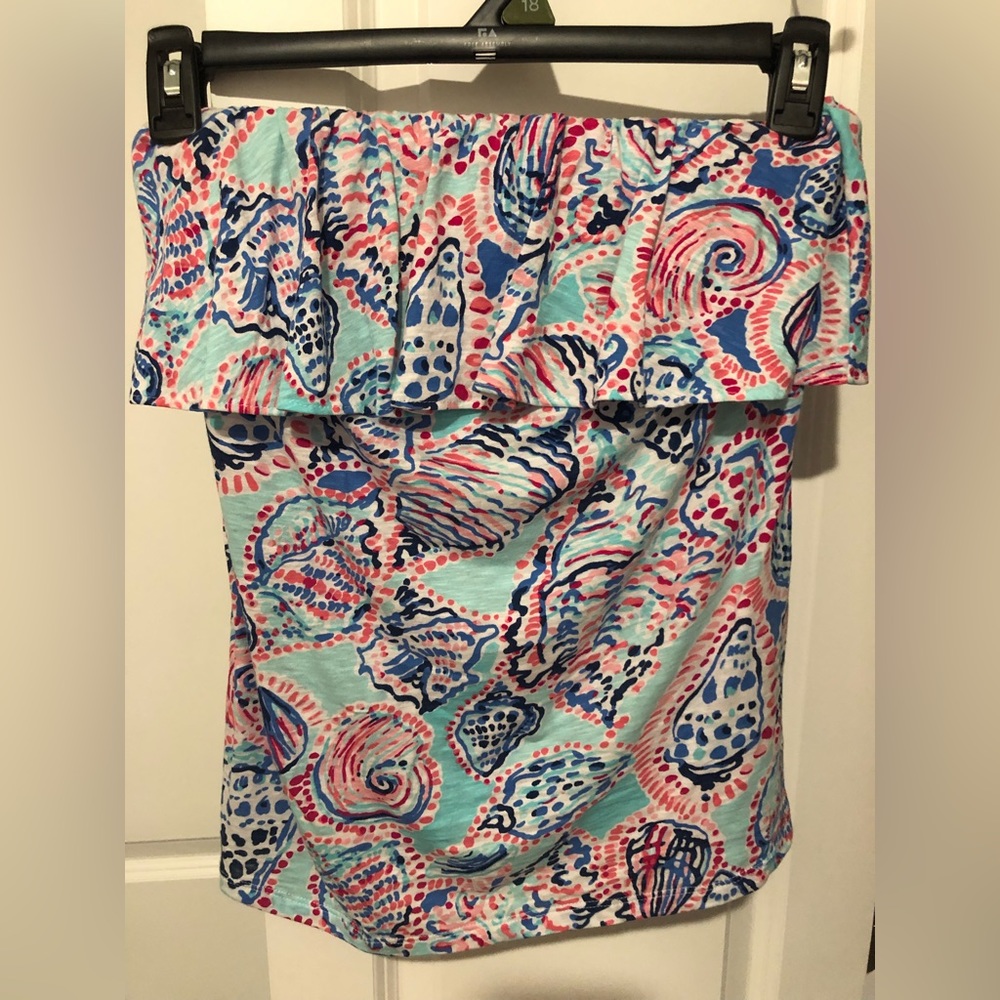 Lilly Pulitzer strapless top